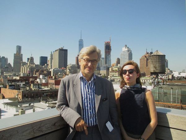 Wim Wenders with Anne-Katrin Titze